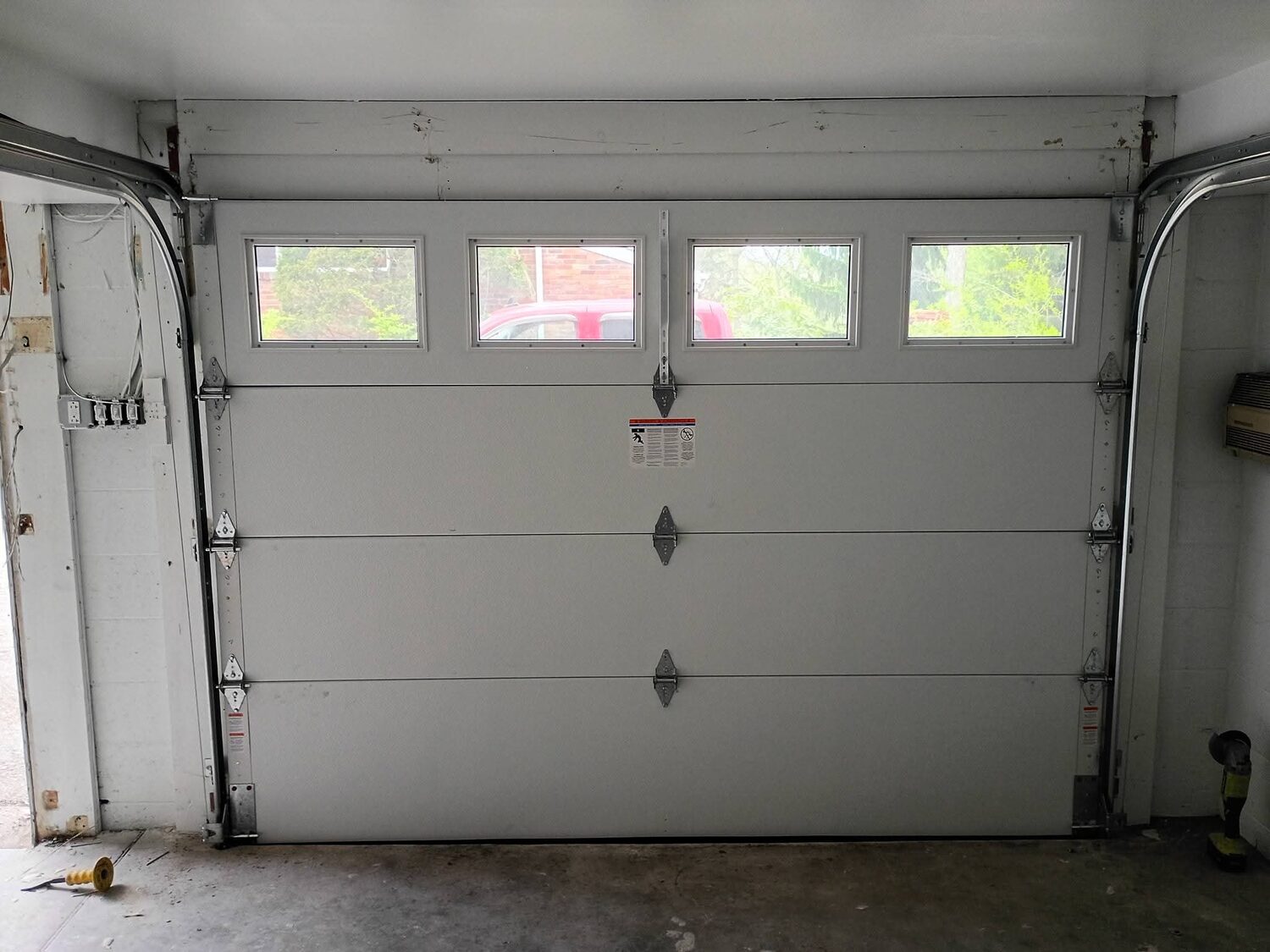 Insulated sectional door
