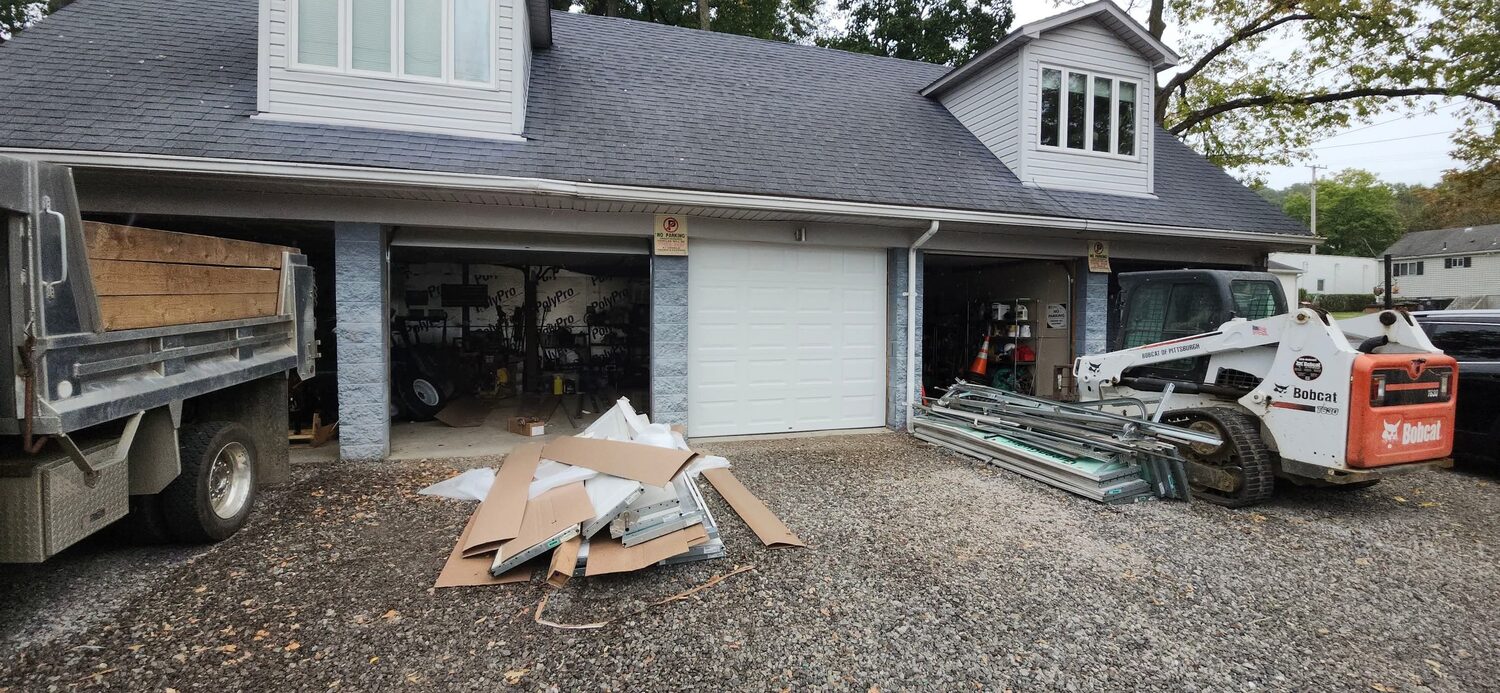 New garage build & door